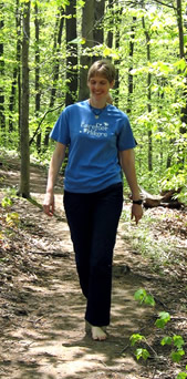 Barefoot Sister Susan Letcher on The Trail