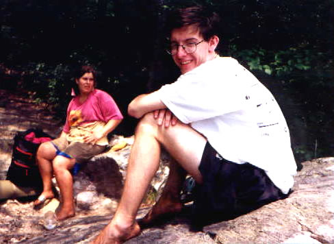 Barefoot Hikers Chris and Marian on the Appalachian Trail