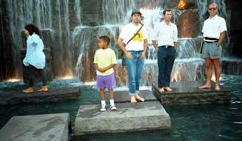 Barefooters at FDR Memorial