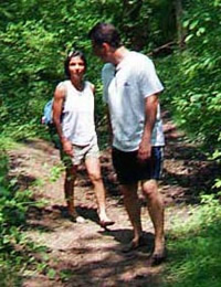 Jaime and Maja Barefoot in the Mud